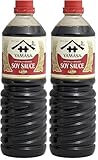 Sauce Soja Yamasa 1L (Lot de 2)