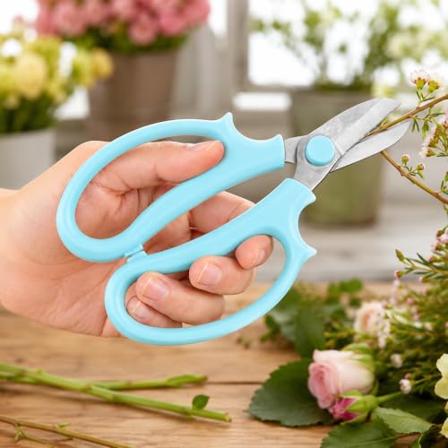 Tijeras para jardinería color azul miniatura 1