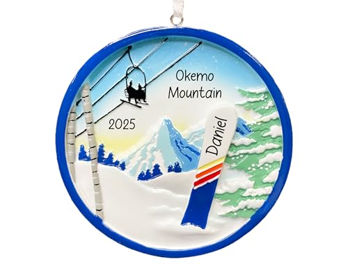 UniqXmas Personalized Snowboard Christmas Ornament 2025 - Free Customization |...