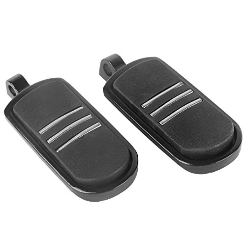 Black Foot Pegs Footrest Fits Harley Streamliner Style Electra Street Glide Road King #TOP2