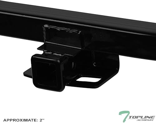 Miniatura 3 de 7422441273264 Compatible con Chevrolet ColoradoGMC Canyon Class 3 III 2015-2022 Negro Enganche receptor de remolque de 2 pulgadas