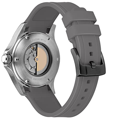 Bracelet montre caoutchouc incurvé 21mm pour éliminer l'espace vide