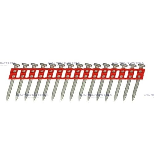 1000x Collated Concrete Nails 38mm - for Dewalt DCN890