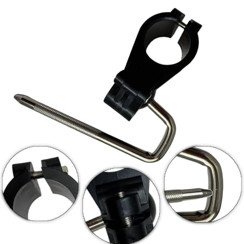 Clamp metálico para rack de batería electrónica 4.53x2.13x6.30 in miniatura 4