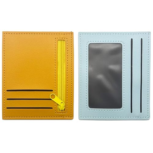Slim Minimalist Card Holders Set of 2, Credit Card Holder, Slim Wallets for Front Pocket-Slim, Stylish for Men and Women