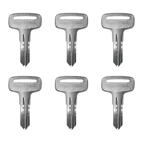 6PCS 4010321 Ignition Keys，Blank Keys for Polaris Wheeler ATV Ranger