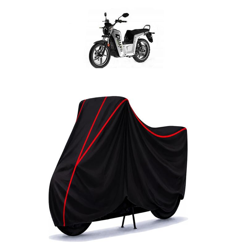 Image of Gravton Motors Quanta STD Water Resistant Bike Cover for All Motorcycles & Rain | Heavy Duty Taffeta Fabric | UV Protection, Dustproof, Scratchproof | All Weather Two Wheeler Cover with Elastic Bottom