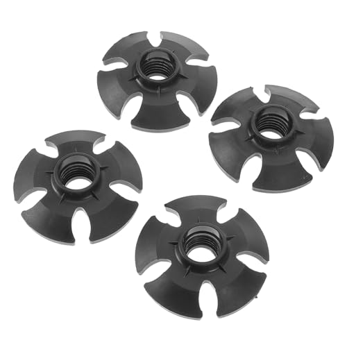 Homoyoyo 4pcs Trekking Pole Mud Baskets for Outdoor Trekking Walking Sticks Hiking Accessories Aluminum Alloy Mud Basket Tips