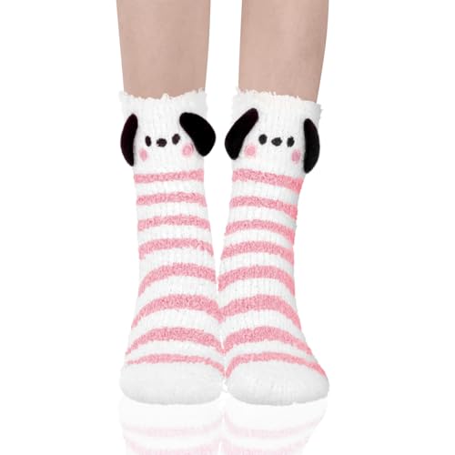 Image of Benefeet Sox Cute Fuzzy Socks for Women Girls - Fluffy Cozy Warm Winter Funny Animal Slipper Plush Sleeping Socks