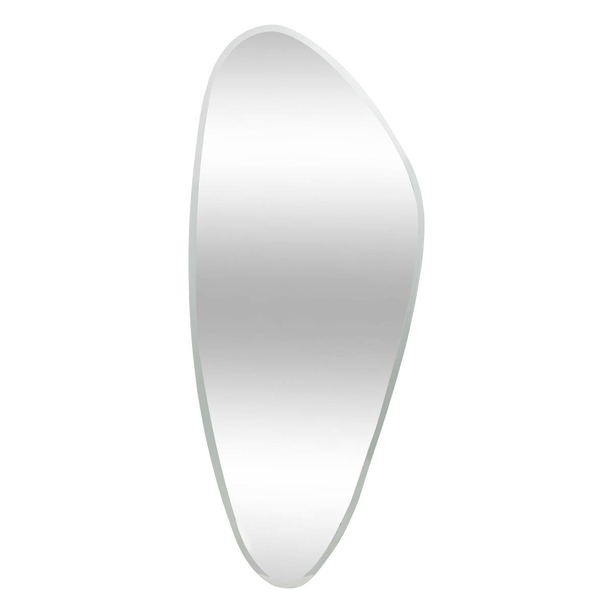 Atmosphera Miroir mural Organique bisauté Aidan 142x60cm Argent