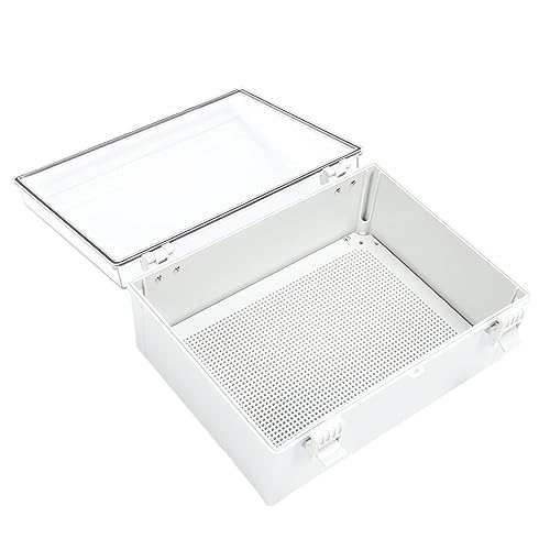 Boîte électrique extérieure étanche avec couvercle transparent antibuée