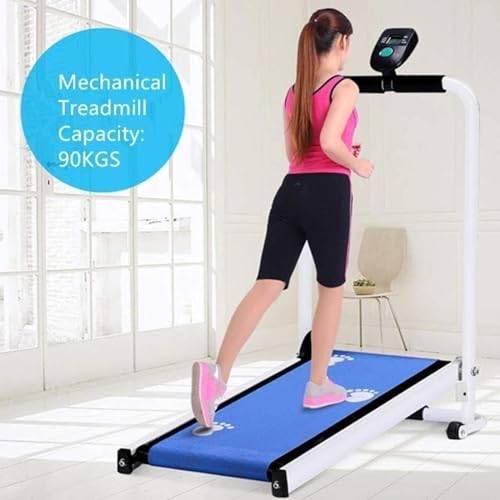 Image of Treadmill Foldable Mini Treadmill Walking Jogging Machine 7529Cm Running Belt with Display-Fitness for Home /Office