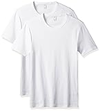 Aufgesticktes Branding G-STAR RAW Herren Base R T S/S 2-Pack T-Shirt, Weiß, Small