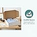 WIFTREY 12x9x4 Inches Shipping Boxes White Set of 25, 12 x 9 x 4 Corrugated Cardboard Box for Packaging Small Business, Moving, Literature Mailer