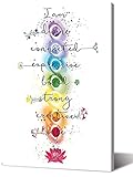 ZHJJD Bunte Chakra Meditation Drucke Moderne Kunst Poster 