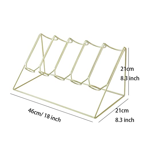 Soporte metálico para botellas de vino de mesa miniatura 2