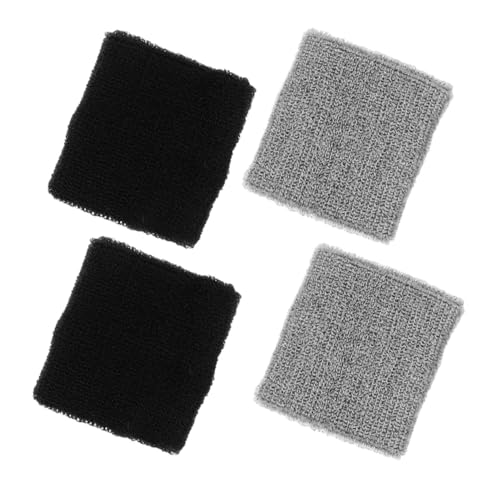 ifundom 4Pcs Sports Wristbands Elastic Sweatbands for Workout Running Yoga Comfortable Wrist Braces Durable Washable Suitable for All Sports Activities