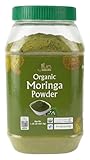 Jiva Organics Moringa Powder 1.25LB Bulk Bag - Moringa Oleifera Leaf Powder - Great for Hair, Rich in Immune Vitamin, Great Superfoods for Moringa Tea, Moringa Drink, India Grown, Vegan