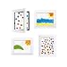 Li'l Davinci Art Gallery - Set of 4 White Frames for 8.5x11 Artwork