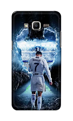 Image of Printed Hard Back Cover Case for Samsung Galaxy J2 2015 | Samsung Galaxy J2 2017 Back Cover (Footbal Legend) -1302