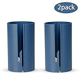 JUSHOOR Gift Wrapping Paper Cutter, Kraft Craft Paper Roll Sliding Line Cut Trimmer for Christmas Birthday, Easy Quick, Creative Sliding Paper Roll Cutter, 2 Pack