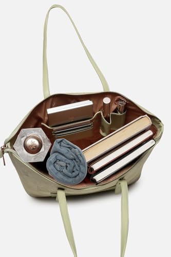 Image of Allen Solly Women's Large Tote Shoulder Bag | Premium PU Leather | Structured Shape | Everyday Comfort | Office & Work