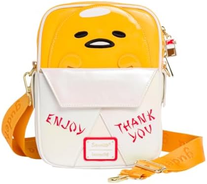 Loungefly Sanrio Gudetama Mini Convertible Backpack Yellow Fashion