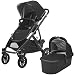 2018 UPPAbaby Vista Stroller -Jake (Black/Carbon/Black Leather)
