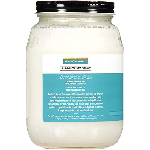 Spectrum Essentials Organic Virgin Coconut Oil, 29 oz - Image 6