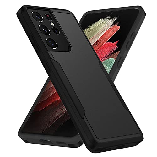 Coque Samsung Galaxy S21 Ultra et S22 antichoc en silicone PC noir