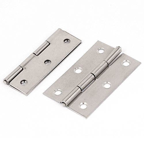 Aexit Cupboard Cabinet Clothes Hangers Furniture Hardware Gate Folding Door Butt Children's Clothes Hangers Hinges 2pcs