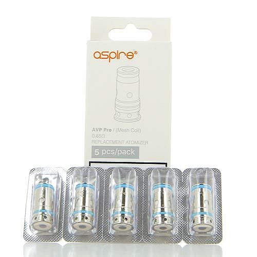 Pack de 5 résistances AVP Pro Aspire 0,65 ohm