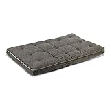 Bowsers Luxury Crate Mattress Dog Bed, XX-Large, Pewter Bones