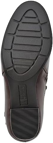 WHITE MOUNTAIN Women's Shoes Noah Block Heel Bootie, Dk.Brown/Smooth, 8 M | Image 6