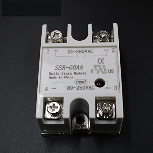 Relé de estado sólido SSR-60AA de 60A CA para control industrial 2