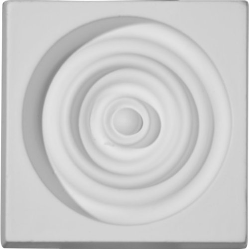 Ekena Millwork PB03X03X01DE 3 1/4-Inch W x 3 1/4-Inch H x 1 1/8-Inch P Devon Plinth Block