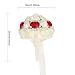 TMISHION Flores de Boda, Ramo de Novia de Cristal Flores Artificiales, Ramo...