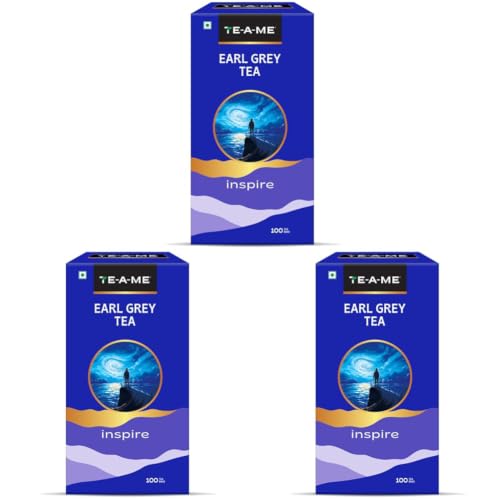 Image of TE-A-ME Earl Grey Tea - 100 Teabags | Tea Bags | Tea Bags 100 (Pack of 3)