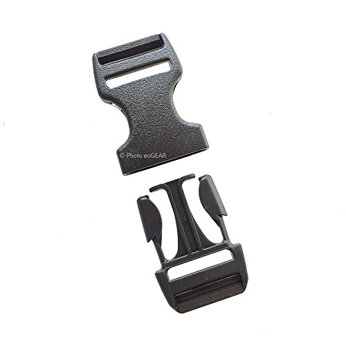 Duraflex Dual Adjust Stealth Quick-Release Buckle (1" / 25mm) 10 Pak