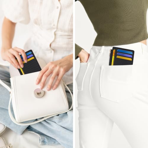 Image of Tipmile Mens RFID Wallet, Small Slim Business Credit Card Holder, Mens Gift