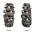 chillscreamni 6-Tier Rockery Outdoor Fountain - 40.5”High Outdoor Waterfall Fountain with Lights for Home&Office Decor, Stacked Rock Cascading Relaxation Garden Features Outdoor for Patio, Yard, Deck