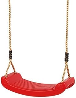Gamez Galore Deluxe Red Childrens Kids Garden Tree Swing Seat with adjustable ropes Ideal for Swing Sets and Climbing Frames