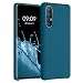 Produktbild kwmobile Hülle kompatibel mit Oppo Find X2 Neo Hülle - Silikon Handy Case - Handyhülle weiche Oberfläche - kabelloses Laden - Petrol matt