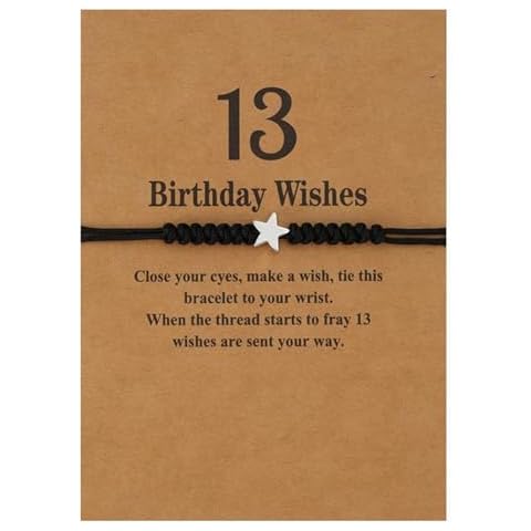13th Birthday Wishes Adjustable Bracelet Cover