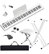 Amazon | ニコマク NikoMaku 電子ピアノ 88鍵盤 SWAN-S 日本語表記