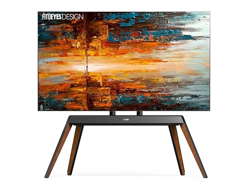 FITUEYES Design Floor TV Stands for 65-88 inch TV, Modern