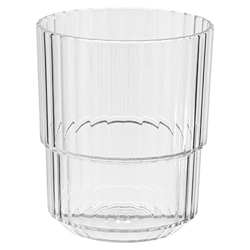 APS Linea Drinking Cup High-Quality Tritan Plastic Drinking Glass with 0.3 litres, BPA-Free, Stackable, Shatterproof Reusable Glass, Reusable and Dishwasher Safe, 300 ml, Crystal Clear APS Linea Drinking Cup High-Quality Tritan Plastic Drinking Glass with 0.3 litres, BPA-Free, Stackable, Shatterproof Reusable Glass, Reusable and Dishwasher Safe, 300 ml, Crystal Clear