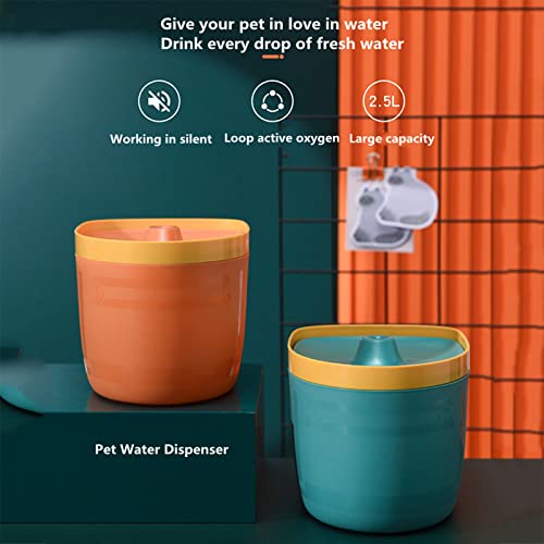 Fuente de agua automática para gatos 2.5L miniatura 4