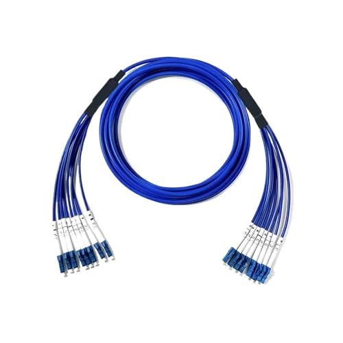 Cordon de raccordement fibre optique LC monomode blindé 6 conducteurs 3m