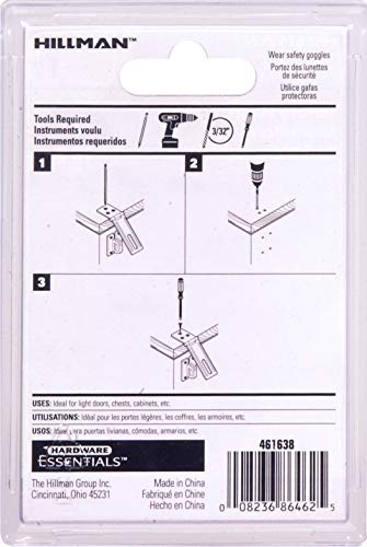 Image of Hardware Essentials 851402 Fixed Staple Safety Hasp Zinc and Yellow Dichromate 3'
